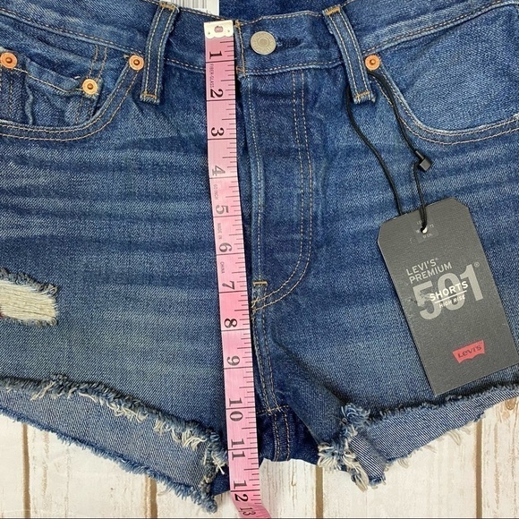 Levi’s Premium Denim‎ 501 Original Shorts Size 25 - Picture 12 of 13